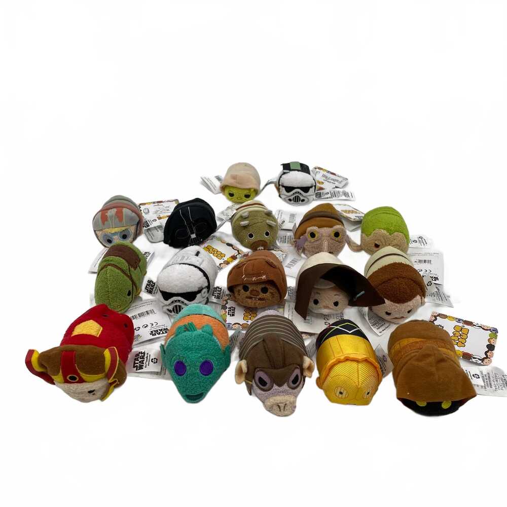 Star Wars Brown Green Stuffed Animal Tsum Pack of 19